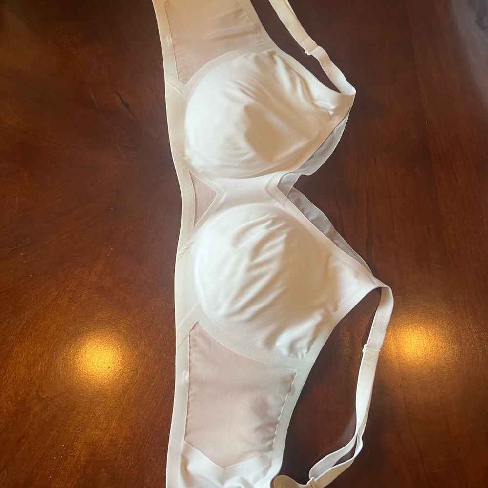 HoneyLove crossover bra, white, XL